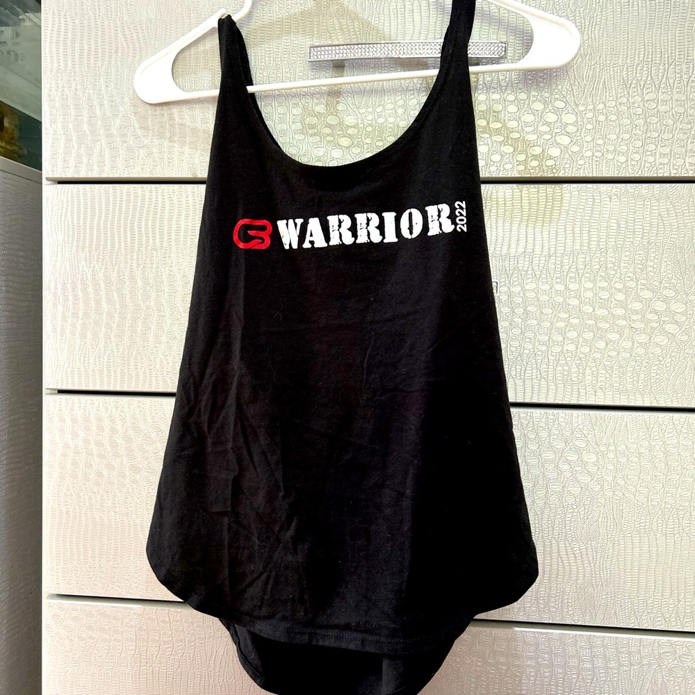 Custom tank top - CycleBar Closter challenge finisher